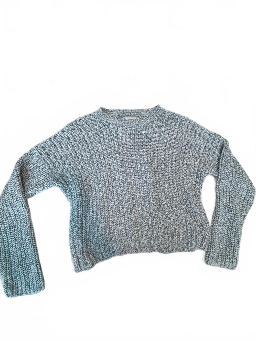 Harper Heritage Chunky Knit Sweater in Gray